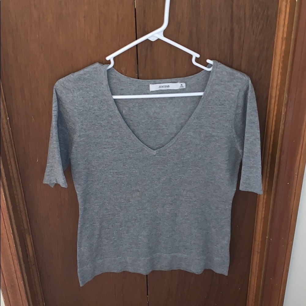 Medium grey sweater shirt
